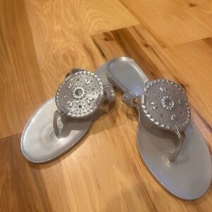 Jack Rogers Silver Women's Sandals